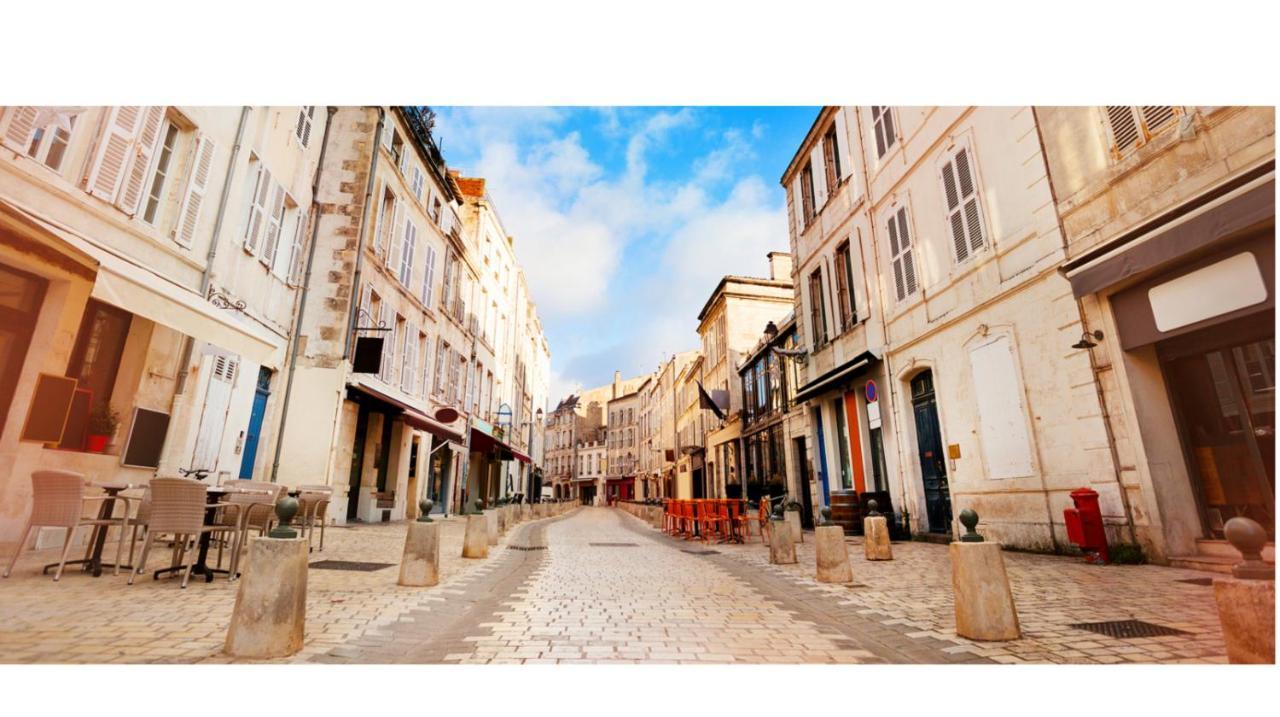 Appartement Tout Confort En Mezzanine A 20Mn A Pied Du Centre-Ville Avec Tv Et Wifi لا روشيل المظهر الخارجي الصورة
